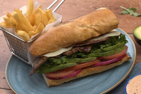 Sándwich de Carne y Queso