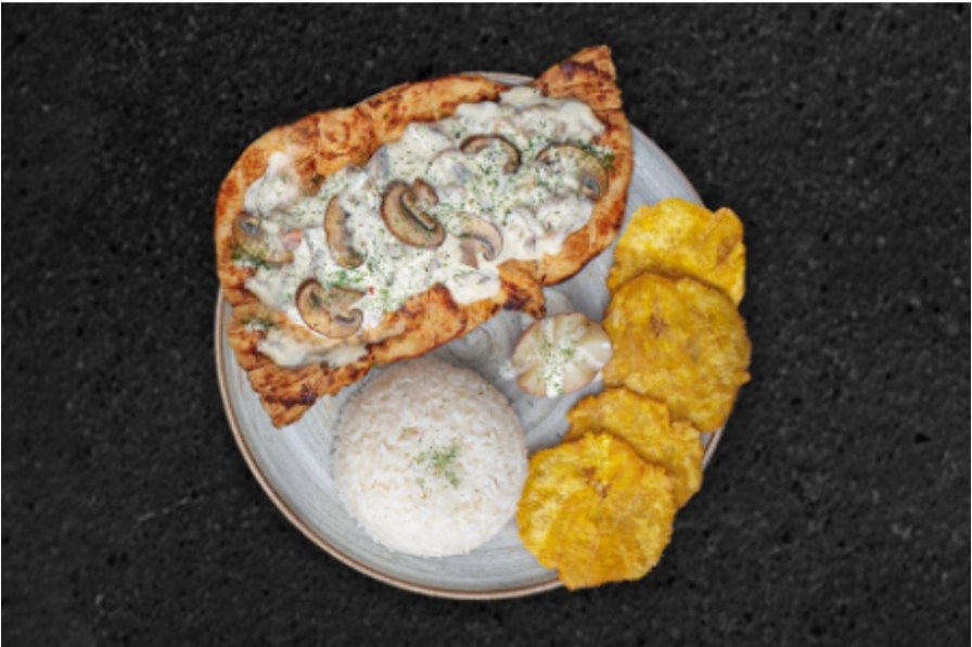 Pechuga en Salsa de Champiñones