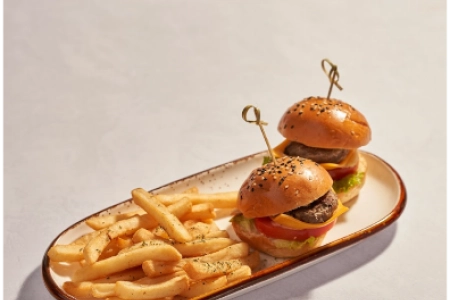 Mini hamburguesa de carne