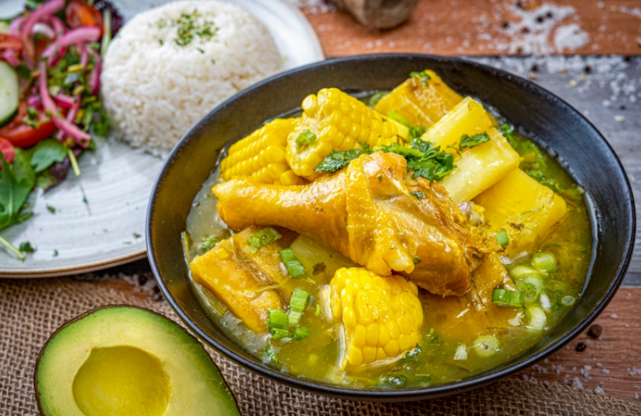 Hen soup - sancocho de Gallina